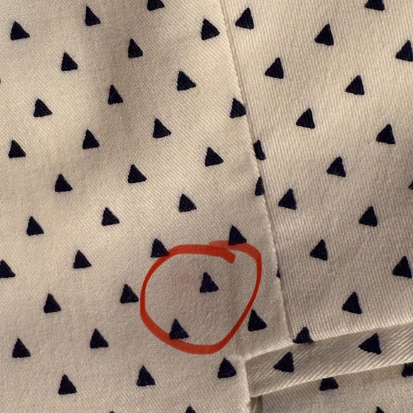 J. Crew White Polka Dot Tailored Size 00 Hip-Length Blazer Women’s - Picture 14 of 16